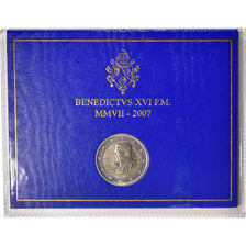 Vaticano, 2 Euro, 2007, FDC, Bi-metallico