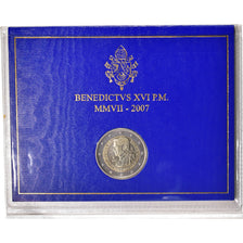Vatican, 2 Euro, 2007, MS(65-70), Bi-Metallic