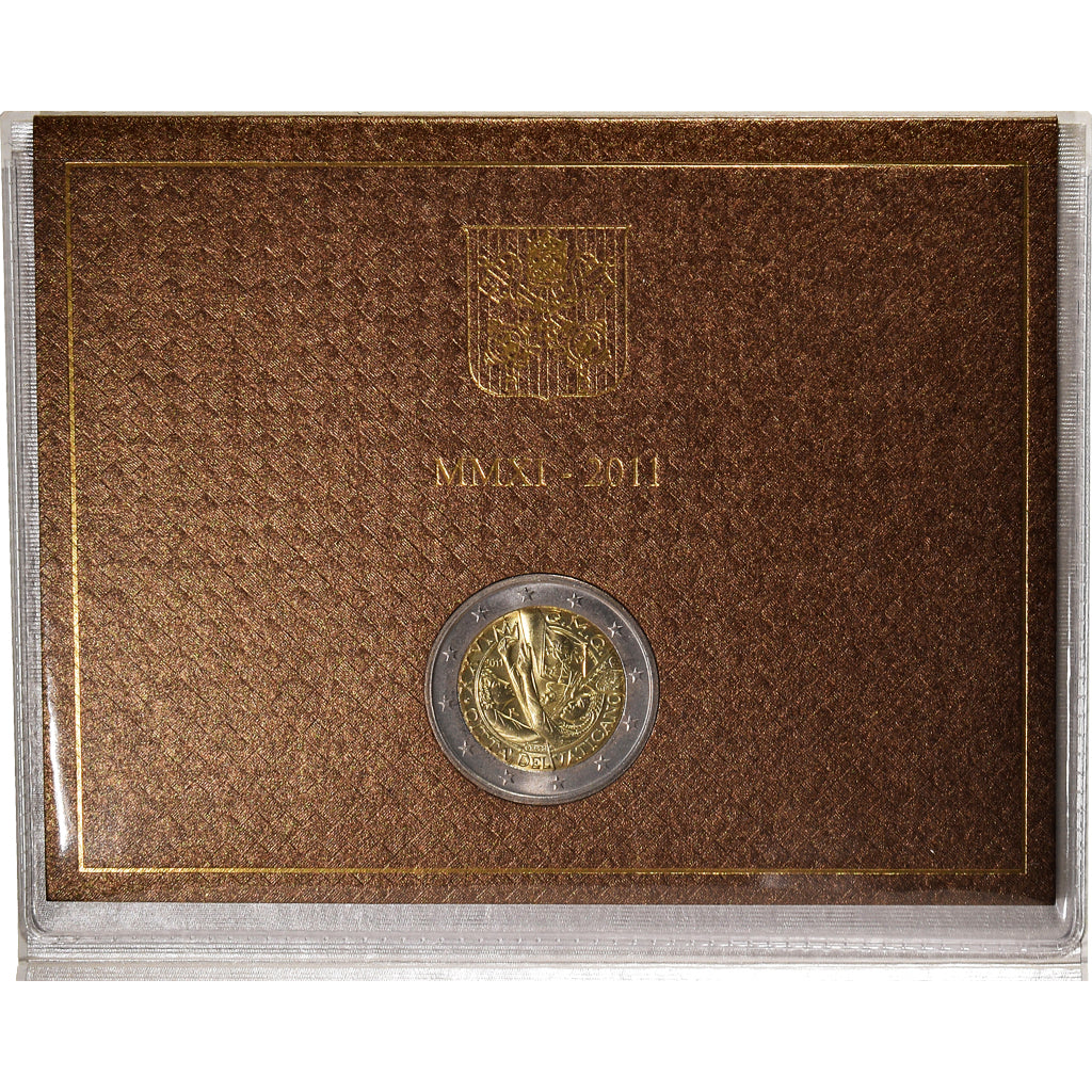 Vatican, 2 Euro, 2011, Rome, 26ème journée mondiale de la jeunesse, MS(65-70)