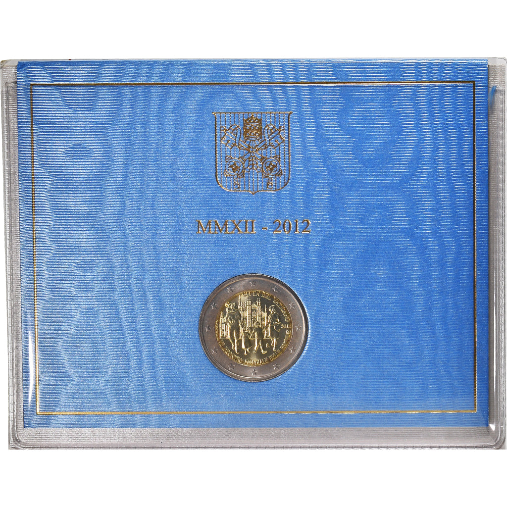 Vaticano, 2 Euro, 2012, Rome, 7ème rencontre mondiale de la Famille, FDC