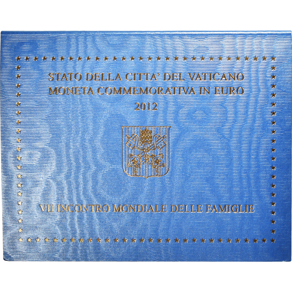 Vaticano, 2 Euro, 2012, Rome, 7ème rencontre mondiale de la Famille, FDC