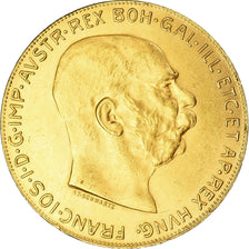 Coin, Austria, Franz Joseph I, 100 Corona, 1915, MS(63), Gold, KM:2819