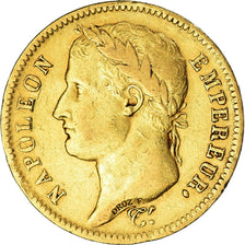 Moneda, Francia, Napoléon I, 40 Francs, 1811, Paris, MBC, Oro, KM:696.1