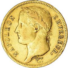 Moneta, Francja, Napoléon I, 40 Francs, 1811, Paris, EF(40-45), Złoto
