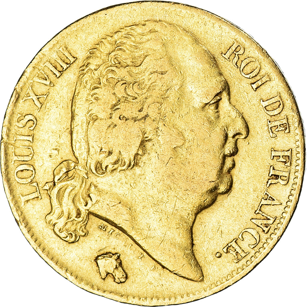Münze, Frankreich, Louis XVIII, Louis XVIII, 20 Francs, 1819, Lille, SS, Gold
