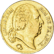 Münze, Frankreich, Louis XVIII, Louis XVIII, 20 Francs, 1819, Lille, SS, Gold