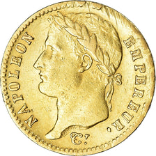 Münze, Frankreich, Napoléon I, 20 Francs, 1812, Paris, SS, Gold, KM:695.1