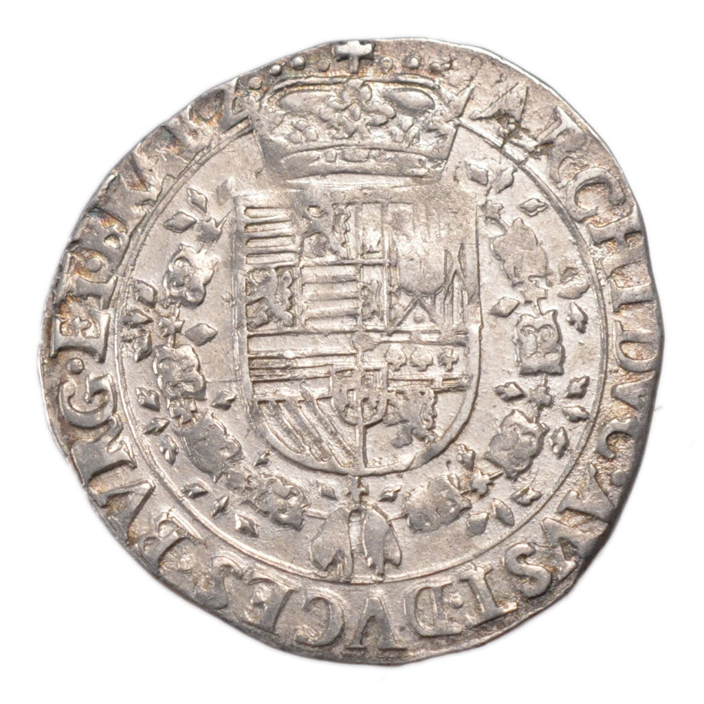 Belgium, ¼ Patagon, AU(50-53), Silver, 7.00