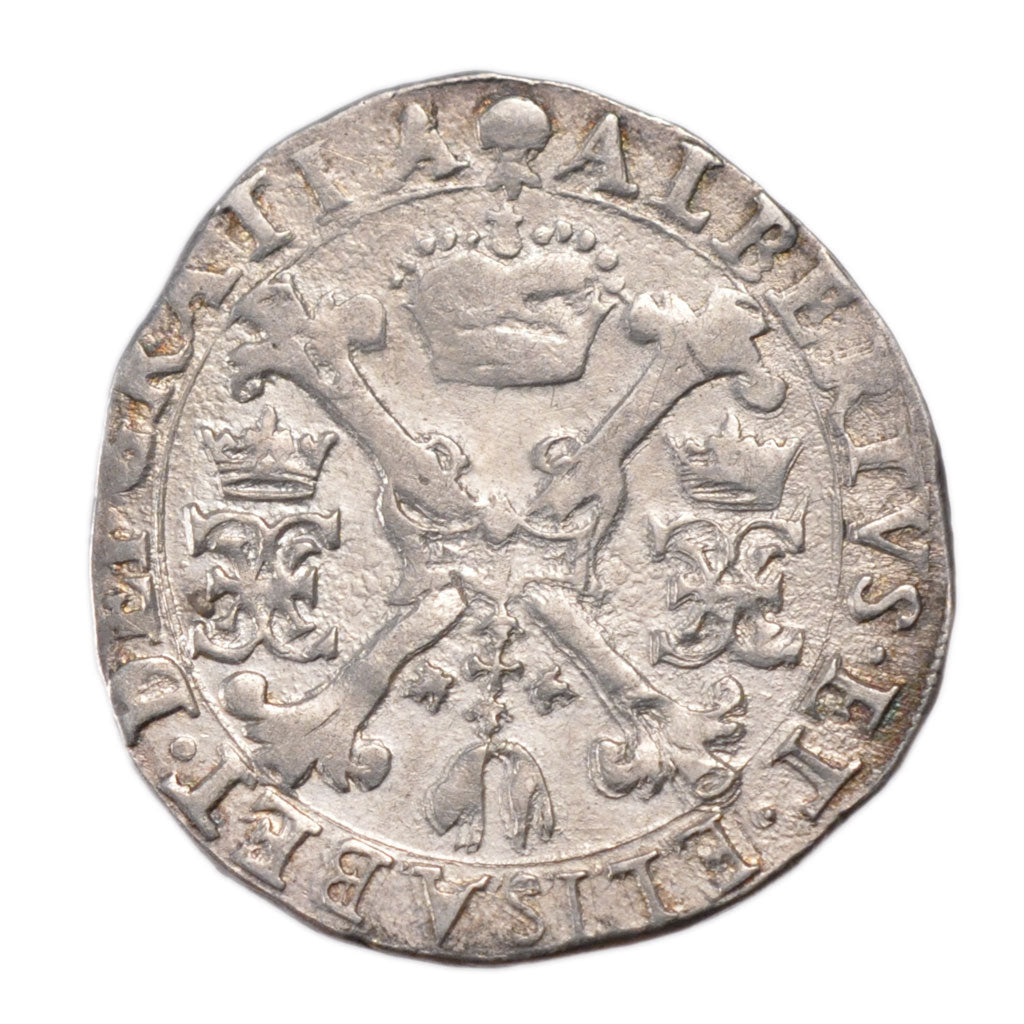 Belgium, ¼ Patagon, AU(50-53), Silver, 7.00