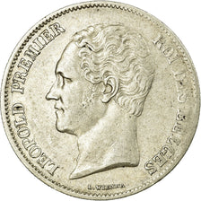 Belgium, Leopold I, 2-1/2 Francs, 1849, Brussels, Silver, EF(40-45)
