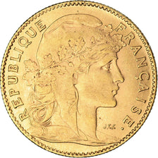 Monnaie, France, Marianne, 10 Francs, 1907, Paris, Coq, TTB+, Or, Gadoury:1017