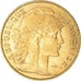 Moneda, Francia, Marianne, 10 Francs, 1900, Paris, Coq, MBC+, Oro, KM:846