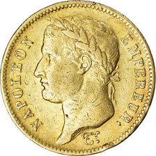 Moeda, França, Napoléon I, 40 Francs, 1811, Paris, EF(40-45), Dourado