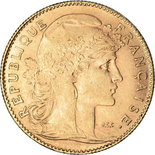 Monnaie, France, Marianne, 10 Francs, 1911, Paris, Coq, TTB, Or, Gadoury:1017