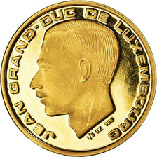 Munten, Luxemburg, Jean, 20 Francs, 1989, UNC-, Goud, KM:64