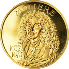 Frankreich, Medaille, Molière, Arts & Culture, 1973, Monnaie de Paris, 1622 -