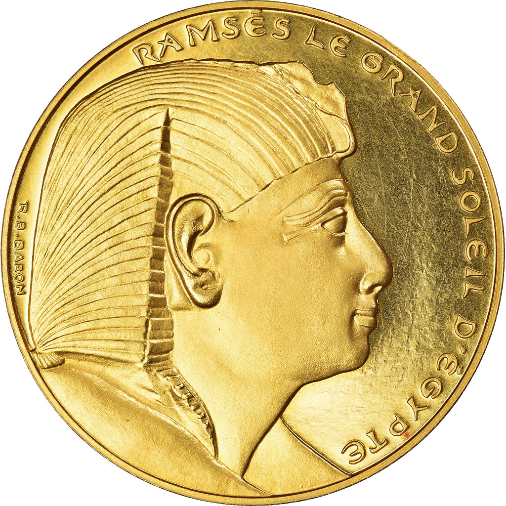 France, Médaille, Ramses Le grand soleil d'Égypte, Arts & Culture, Monnaie de