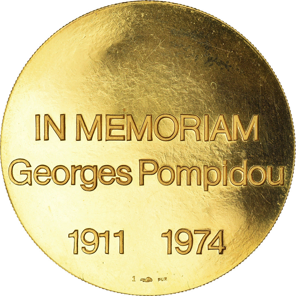 França, medalha, Georges Pompidou, Políticas, Sociedade, Guerra, 1911 - 1974