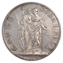 Italy, 5 Francs, KM #C # 4, AU(55-58), Silver, 25.00