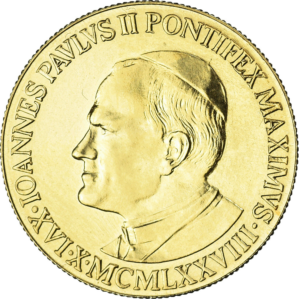 Vatican, Médaille, Pape Jean Paul II, 1981, SPL+, Or
