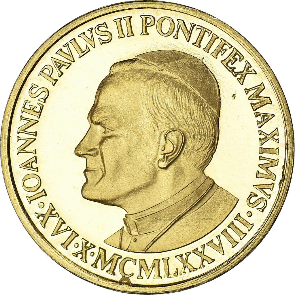 Vatican, Médaille, Pape Jean Paul II, SPL+, Or