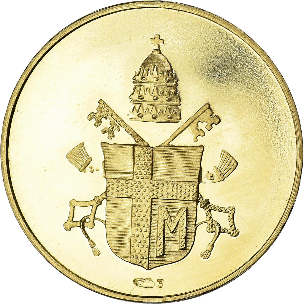 Vatican, Médaille, Pape Jean Paul II, SPL+, Or