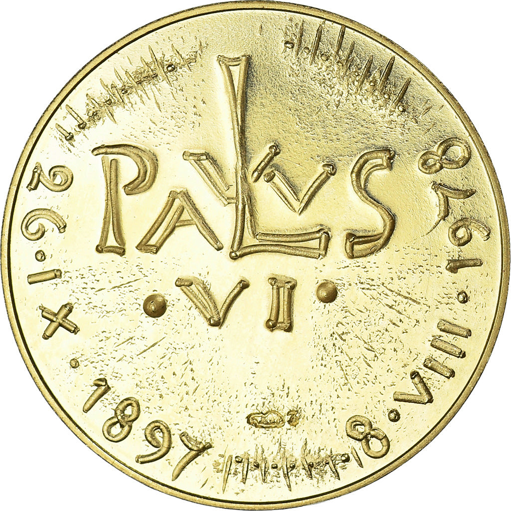 Vatican, Medal, Paul VI, 1978, MS(64), Gold