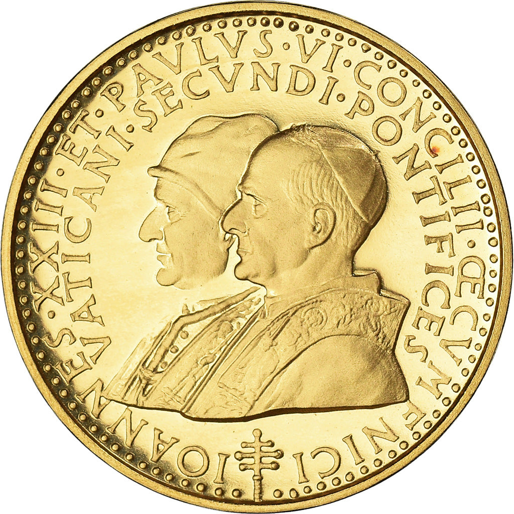 Vatican, Medal, Jean XXIII et Paul VI, Concile Oecuménique, MS(64), Gold