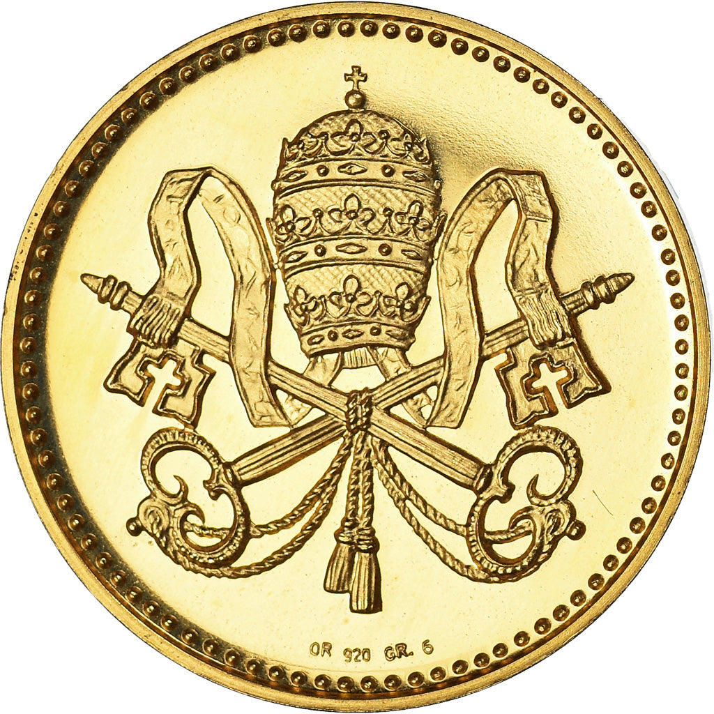 Vatican, Medal, Jean XXIII et Paul VI, Concile Oecuménique, MS(64), Gold