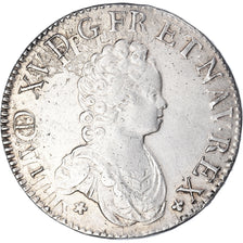 Coin, France, Louis XV, Écu Vertugadin, Ecu, 1716, Paris, VF(30-35), Silver