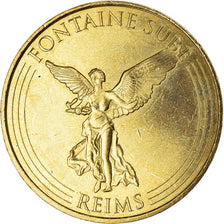 Francia, zeton, Jetón turístico, Fontaine Subé - Reims, Arts & Culture, 2016