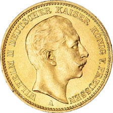 Moneta, Stati tedeschi, PRUSSIA, Wilhelm II, 20 Mark, 1902, Berlin, SPL-, Oro