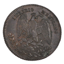 Mexico, 1 Centavo, 1864, Mexico, KM #384, MS(60-62), Silver, 9.30