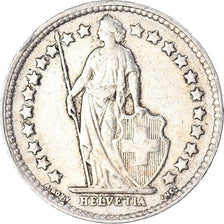 Coin, Switzerland, 1/2 Franc, 1937, Bern, EF(40-45), Silver, KM:23