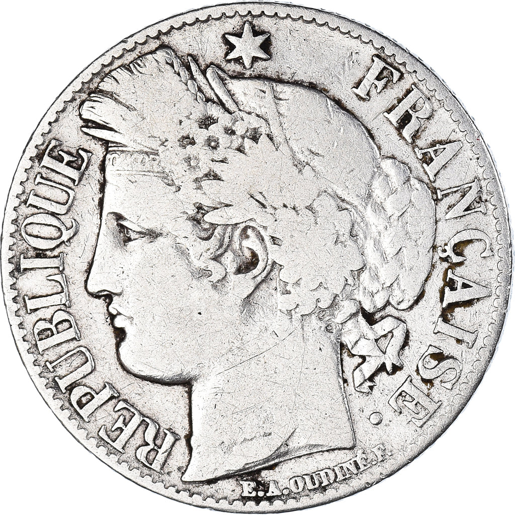 Monnaie, France, Cérès, Franc, 1887, Paris, TB+, Argent, Gadoury:465a