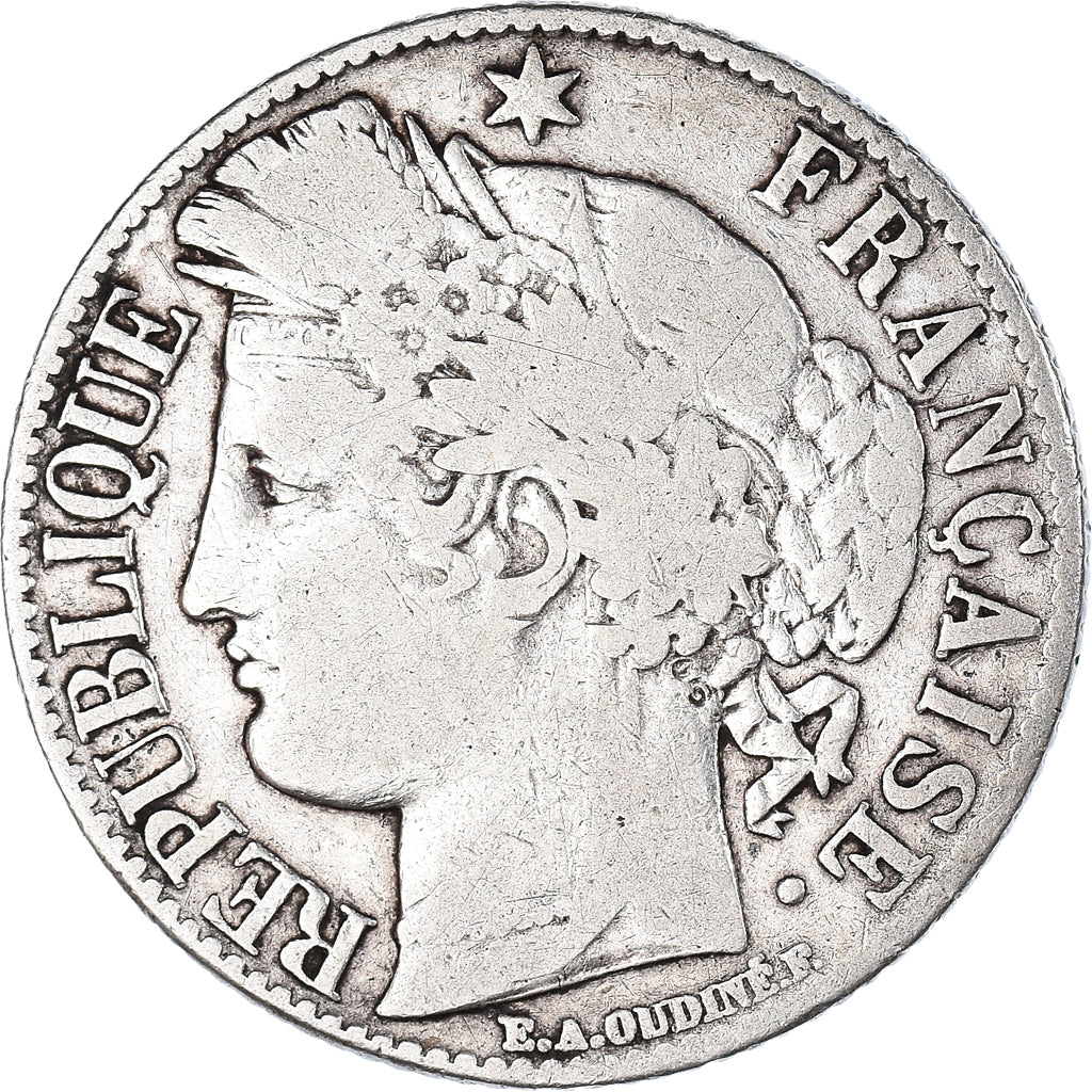 Monnaie, France, Cérès, Franc, 1887, Paris, TB+, Argent, Gadoury:465a