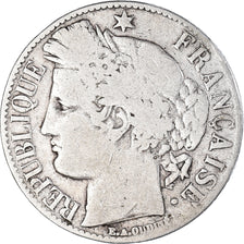 Moneta, Francia, Cérès, Franc, 1888, Paris, MB, Argento, KM:822.1
