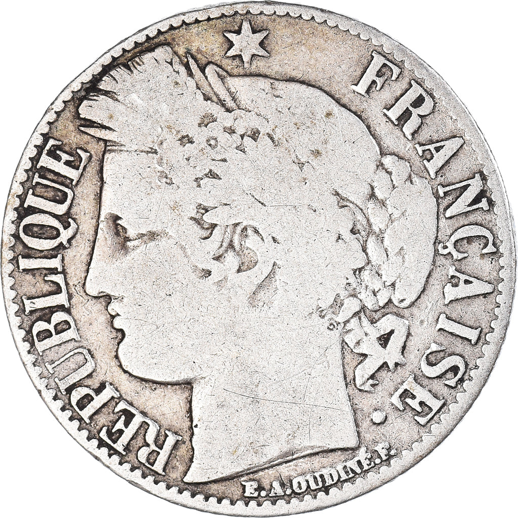 Coin, France, Cérès, Franc, 1881, Paris, 1 Franc, VF(20-25), Silver, KM:822.1