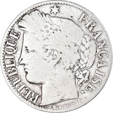 Coin, France, Cérès, Franc, 1887, Paris, VF(30-35), Silver, KM:822.1