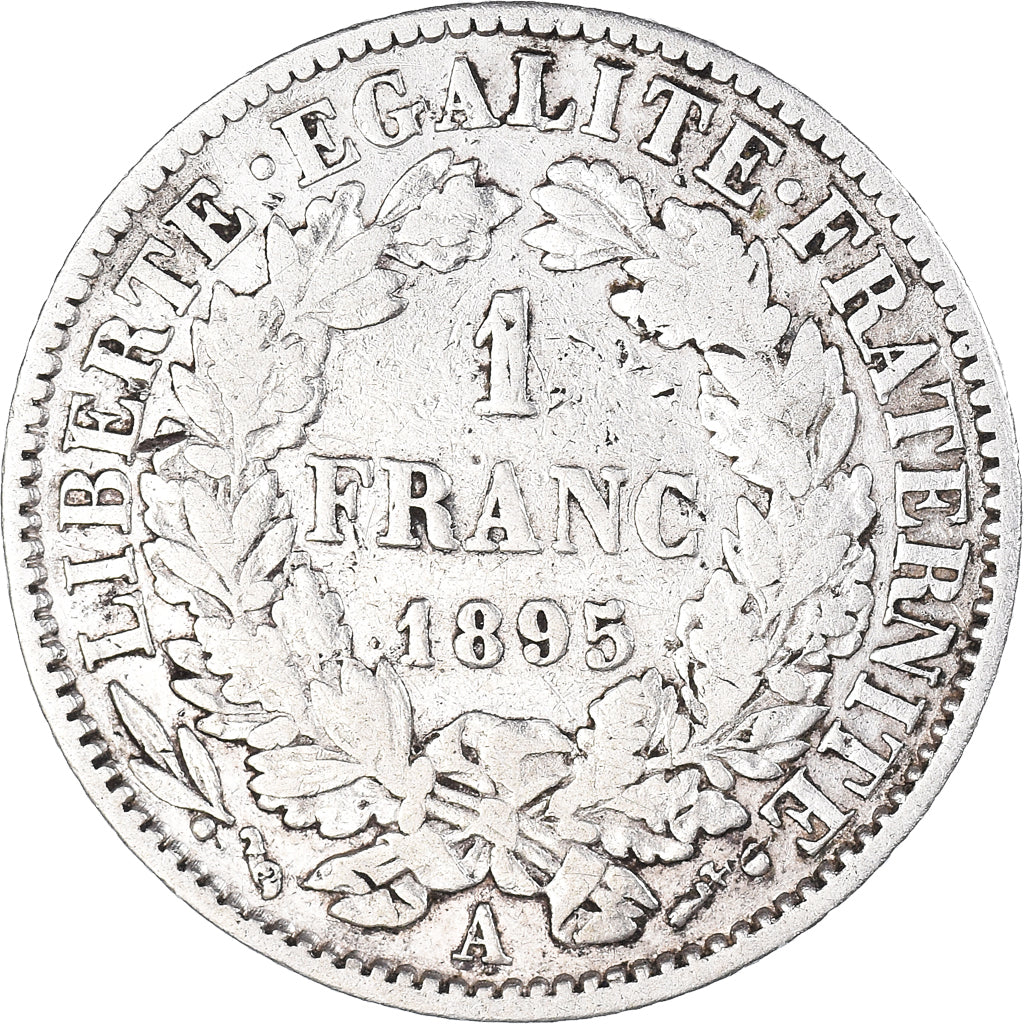 Monnaie, France, Cérès, Franc, 1895, Paris, TB+, Argent, Gadoury:465a