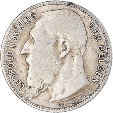 Coin, Belgium, Franc, 1909, 1 Frank, VF(20-25), Silver, KM:57.2