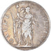 Moeda, ESTADOS ITALIANOS, PIEDMONT REPUBLIC, 5 Francs, 1801, an 10, VF(30-35)