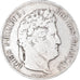 Moneta, Francia, Louis-Philippe, 5 Francs, 1842, Lille, MB+, Argento, KM:749.13