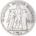 Coin, France, Hercule, 5 Francs, 1877, Paris, VF(20-25), Silver, KM:820.1