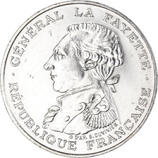 Münze, Frankreich, Lafayette, 100 Francs, 1987, SS+, Silber, KM:962