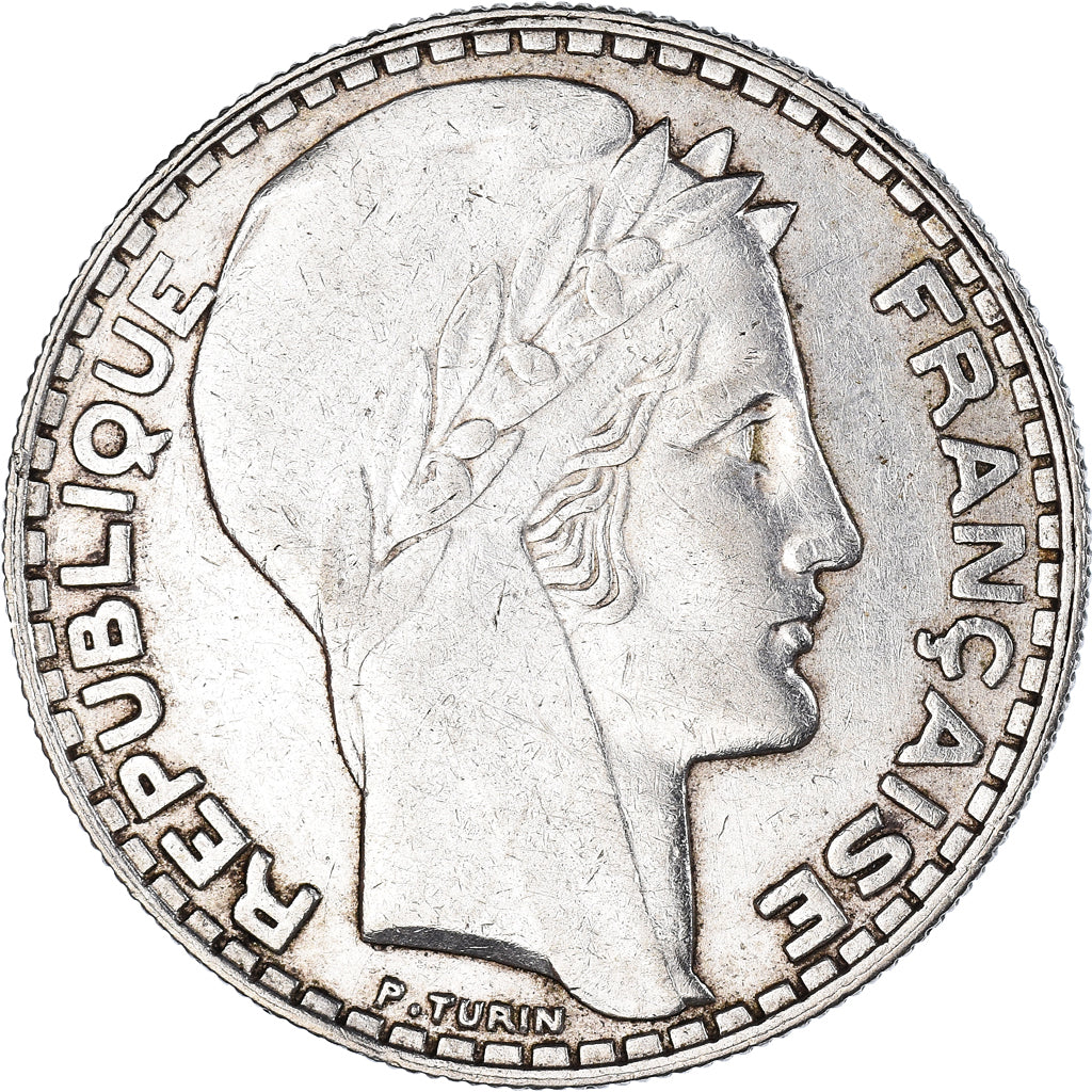 Coin, France, Turin, 20 Francs, 1933, Paris, EF(40-45), Silver, KM:879