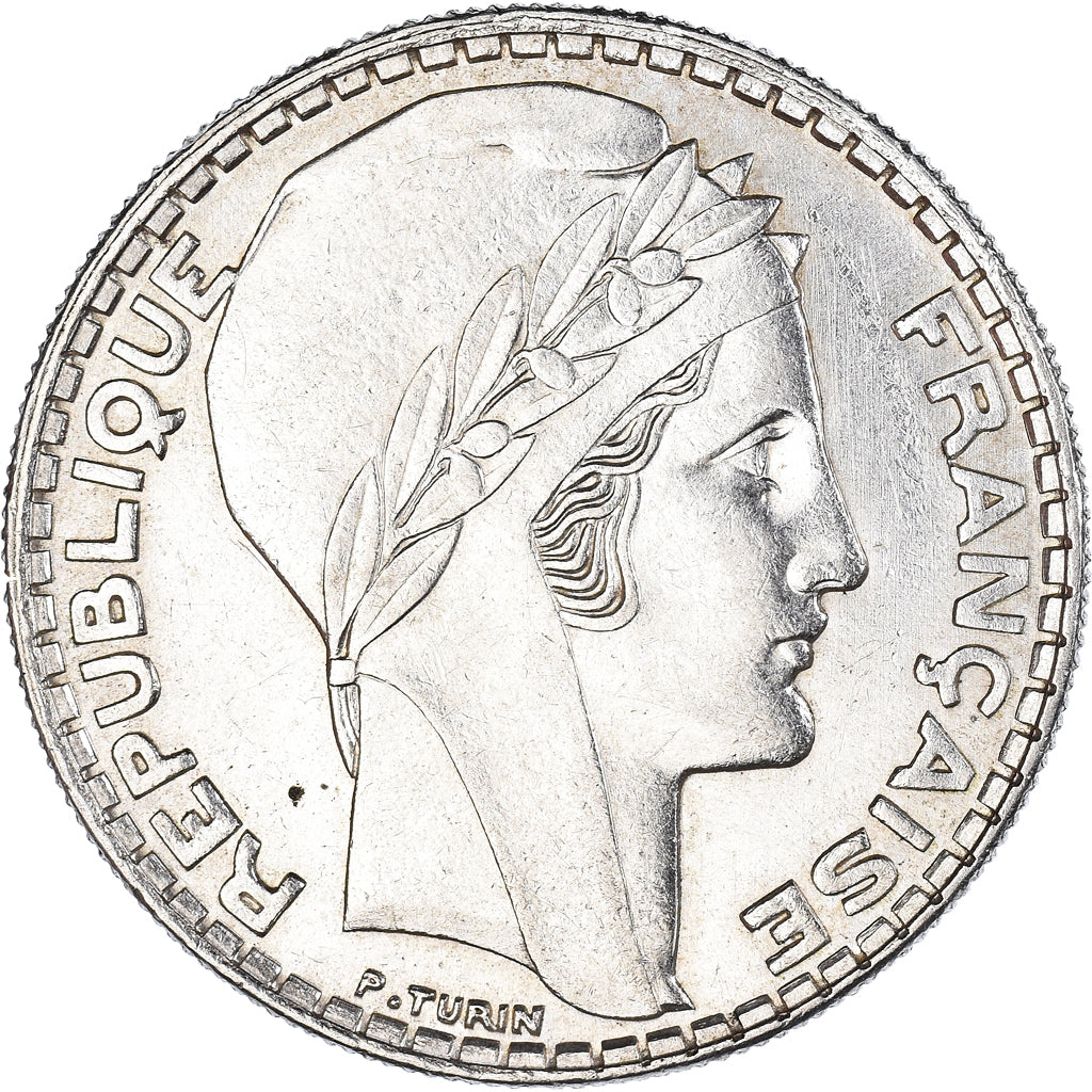 Coin, France, Turin, 20 Francs, 1933, Paris, AU(55-58), Silver, KM:879