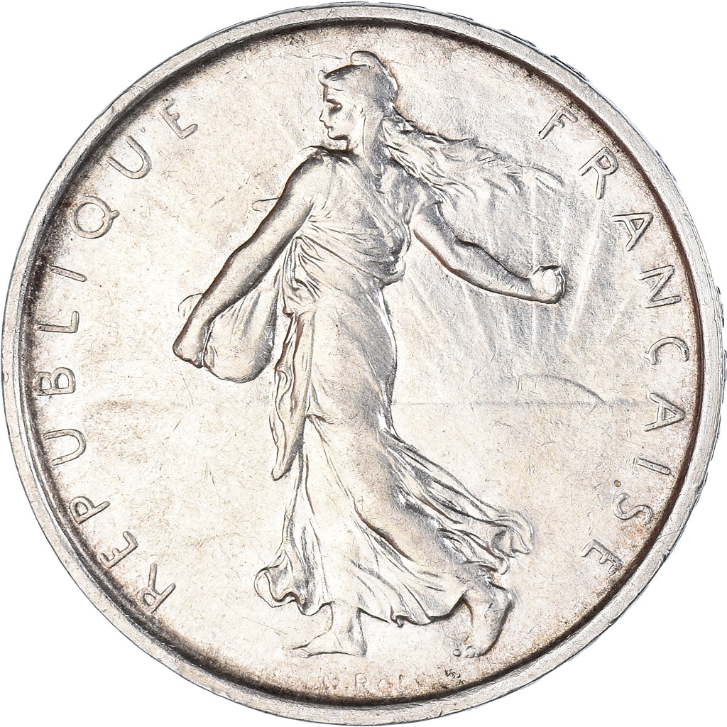 Coin, France, Semeuse, 5 Francs, 1969, AU(50-53), Silver, KM:926, Gadoury:770