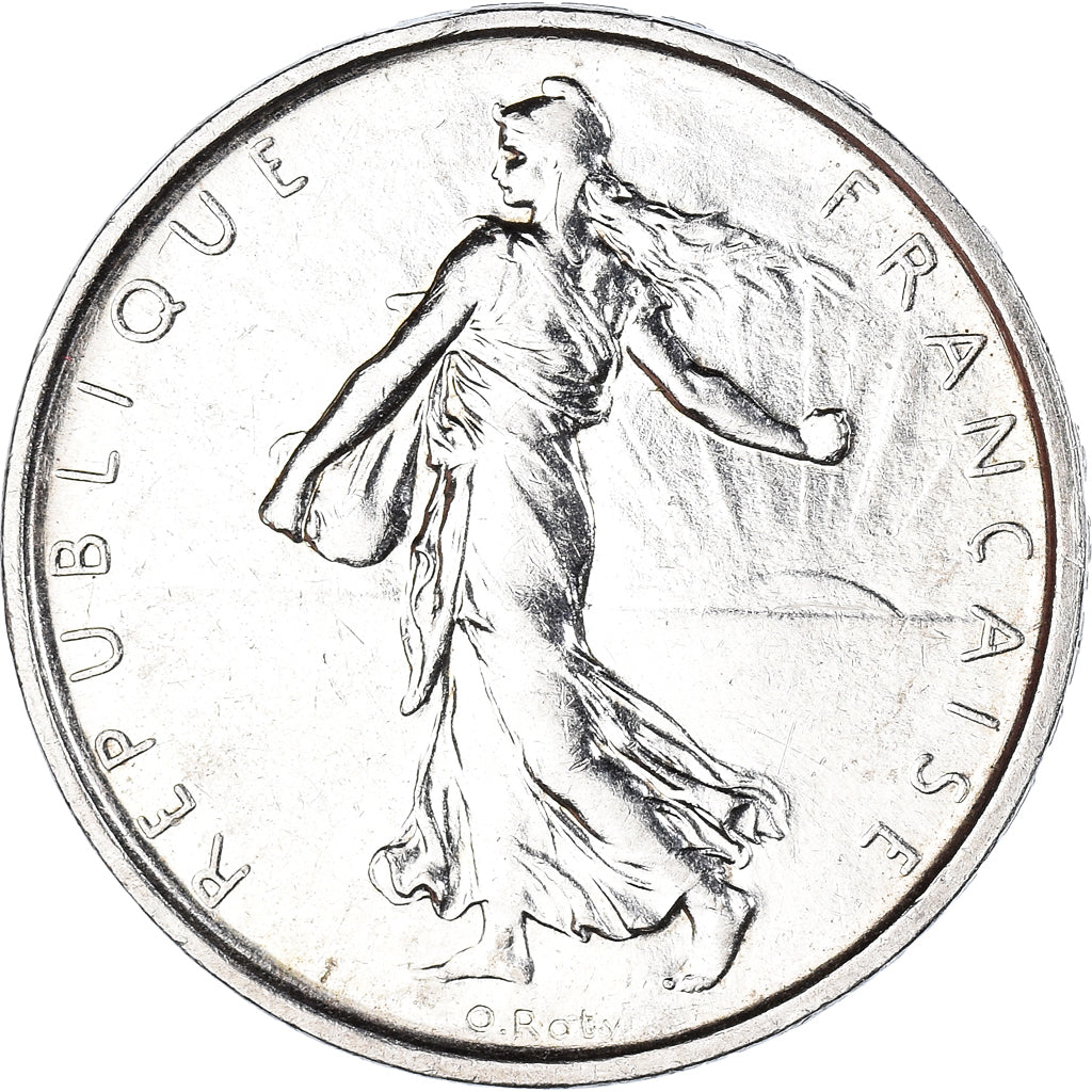 Coin, France, Semeuse, 5 Francs, 1965, MS(60-62), Silver, KM:926, Gadoury:770