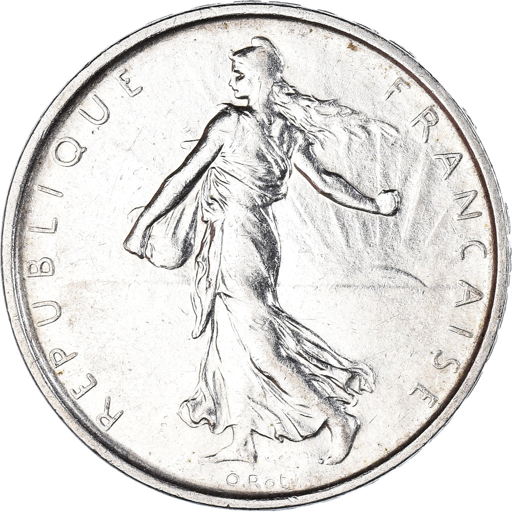 Coin, France, Semeuse, 5 Francs, 1965, MS(60-62), Silver, KM:926, Gadoury:770